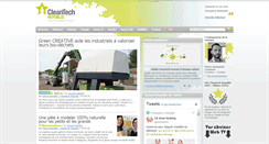 Desktop Screenshot of cleantechrepublic.com