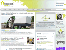 Tablet Screenshot of cleantechrepublic.com